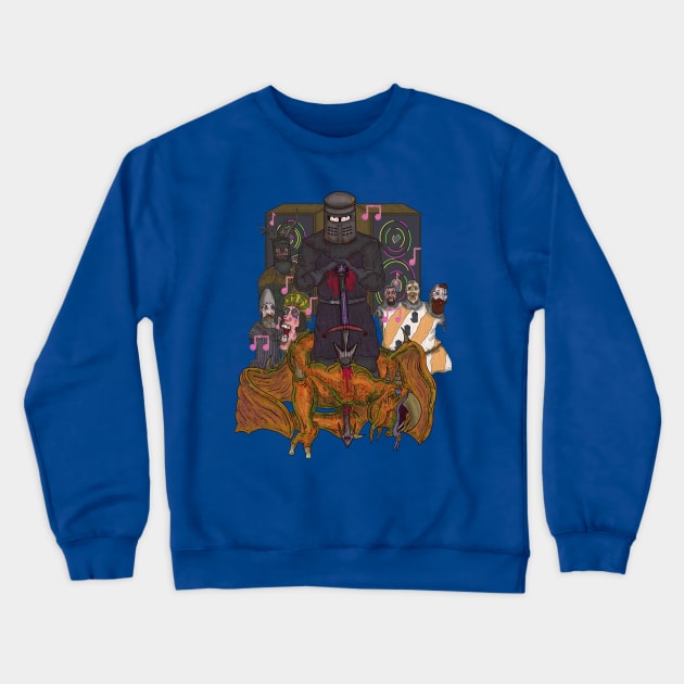 The Black Knight Crewneck Sweatshirt by Wader Salad